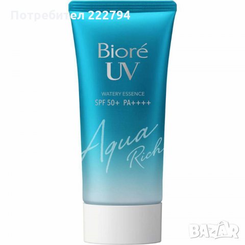 Японски слънцезащитен гел Biore UV Aqua Rich Watery 50 g, Sunscreen SPF 50, японска, снимка 4 - Козметика за лице - 35993673