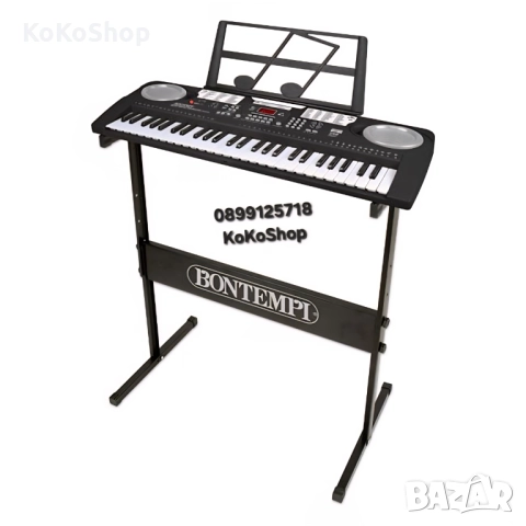 Детско пиано на стойка с 54 клавиша-70х23х68 см./синтезатор със стойка