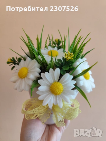 Маргаритки , снимка 5 - Декорация за дома - 53497344