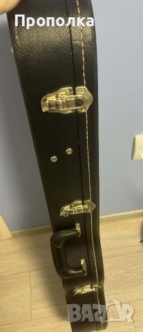  Кожен Черен Куфар Gibson USA за китара , снимка 8 - Китари - 53614074