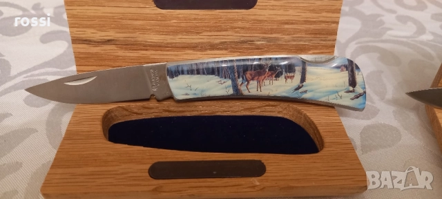 MAGNUM Сгъваеми ловни ножове с различни животни, специална кутия. Нови. Нож., снимка 5 - Ножове - 39828360