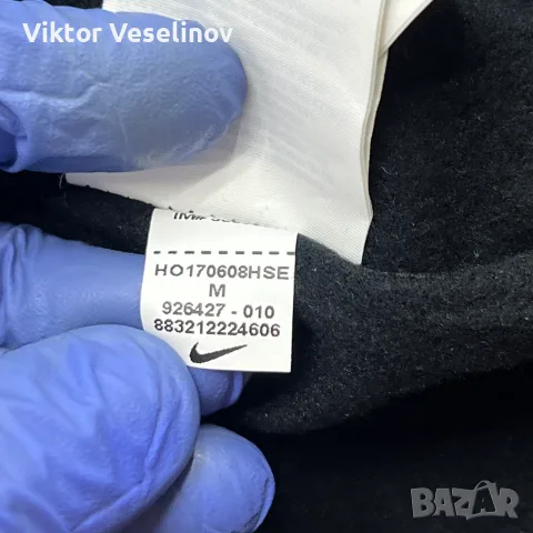 НОВА Nike Мъжка Термо Горница Размер M Черна Swoosh Спортна, снимка 2 - Спортни дрехи, екипи - 55902953