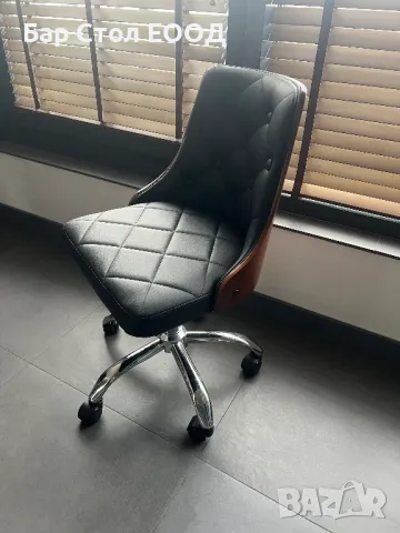 Стол на колелца Boston с 24 м гаранция и безплатна доставка до офис, снимка 4 - Столове - 41506540