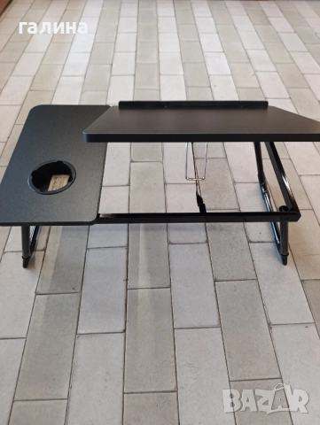 Сгъваема маса за лаптоп, регулируема с 5 ъгъла, снимка 12 - Маси - 52505265