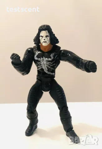 Екшън фигура WWE Sting Стинг Марвел Marvel collab Mattel AEW TNA, снимка 9 - Фигурки - 48386157