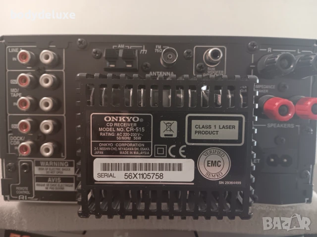 ONKYO CR-515 аудио система, снимка 4 - Аудиосистеми - 51214487