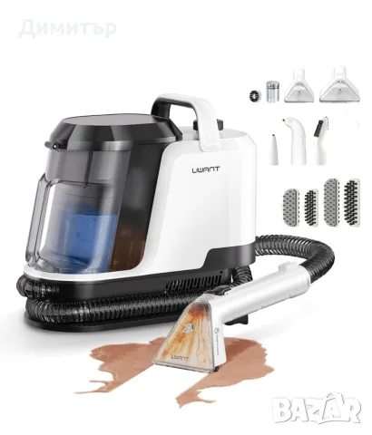 Перяща прахосмукачка и парочистачка Uwant Y100 Steam,1750w, Самопочистване, Пара, топла вода