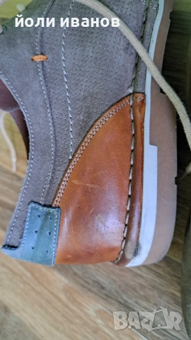 Кожени шити обувки от Албания-46 номер, снимка 4 - Маратонки - 53777966