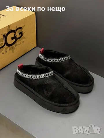 UGG Модни Дамски Зимни Чехли На Платформа С Пухкава Подплата И Стилен Кант - 4 Цвята Код SEM-754, снимка 6 - Чехли - 56115021