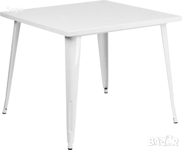 Метална квадратна маса за вътре/вън, различни размери в три цвята, снимка 8 - Маси - 48783125