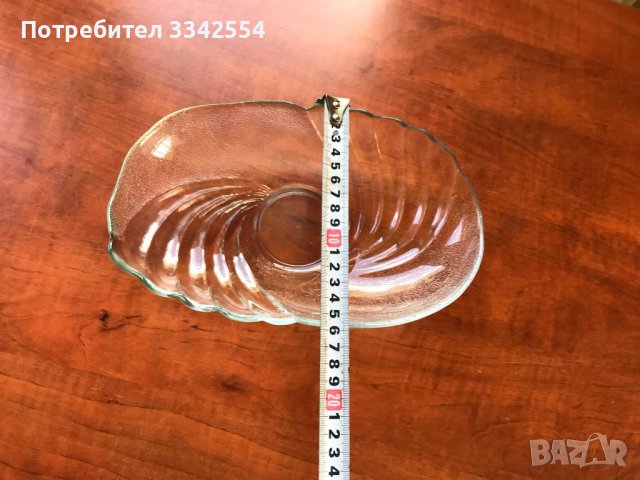 ФРУКТИЕРА КУПА ДЕБЕЛО РЕЛЕФНО СТЪКЛО КРАСОТА, снимка 3 - Други ценни предмети - 44496487