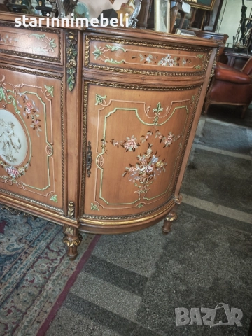 Изключителен рисуван комод , снимка 6 - Бюфети - 52519026