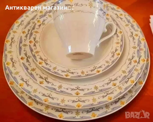 VOHENSTRAUSS Johann Seliman , BAVARIA  ,GERMANY. Възхително ,красив комплект за хранене, снимка 6 - Сервизи - 49999999