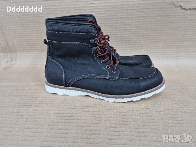 Нови Кожени Мъжки Боти Есенно Зимни, снимка 4 - Мъжки боти - 52365029