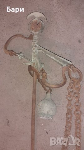 Стар ръчно направен кантар -Паланца, снимка 4 - Други ценни предмети - 41210512