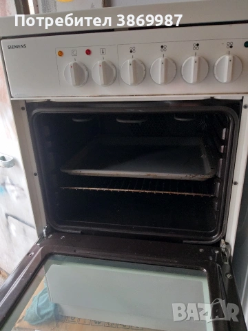 Печка със керамични котлони и вентилатор Siemens , снимка 6 - Печки, фурни - 53658702