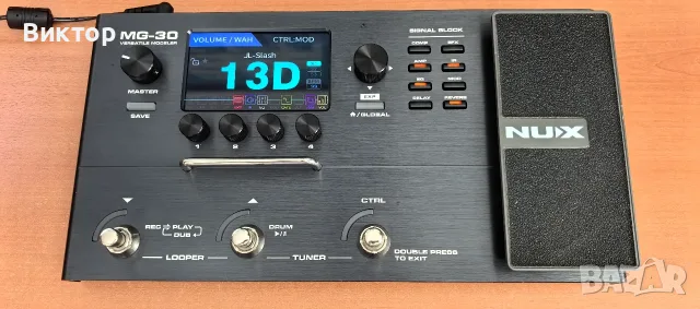 Процесор NUX MG-30, снимка 3 - Китари - 56057126