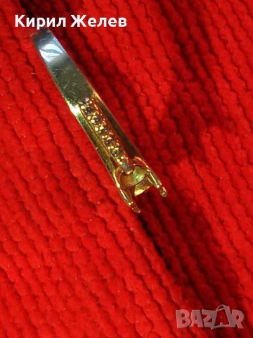 СТАР СРЕБЪРЕН ПРЪСТЕН СРЕБРО 925 с ГНЕЗДА за ИНКРУСТИРАНЕ на 3 СКЪПОЦЕННИ КАМЪЧЕТА 28765, снимка 6 - Пръстени - 37268785