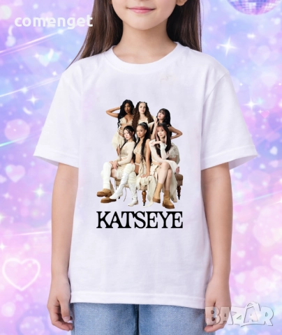 НОВО! Детски тениски KATSEYE K-POP BTS! Поръчай модел с ТВОЯ идея!, снимка 2 - Детски тениски и потници - 52814313