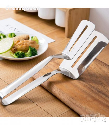 3119 Стоманена щипка за скара и сервиране, снимка 7 - Прибори за хранене, готвене и сервиране - 34247911