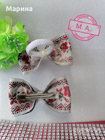 Панделка за коса с фолклорни /етно мотиви , снимка 5 - Други - 34316583