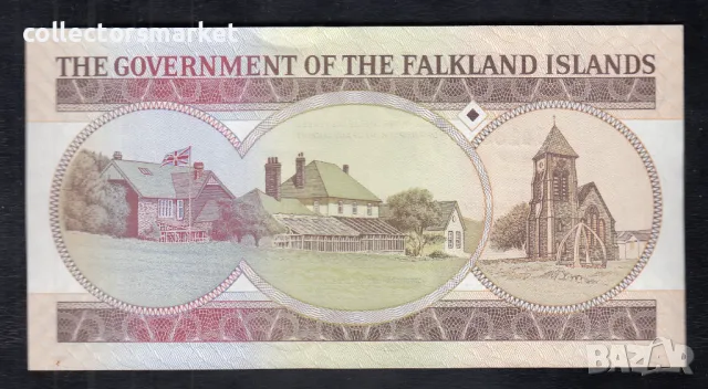 20 паунда 2011, Фолкландски острови, снимка 2 - Нумизматика и бонистика - 47634704