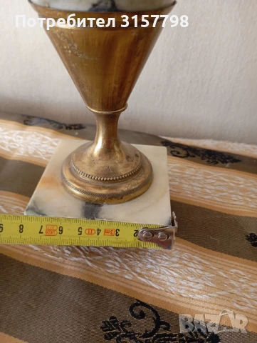 Комплект барокови свещници,декорации тип ваза, снимка 4 - Други ценни предмети - 50753091