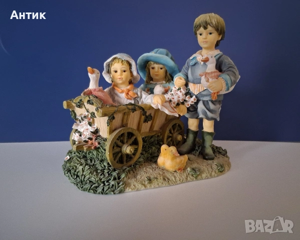 Красива Стара Фигура Статуетка Англия, снимка 4 - Колекции - 53594547