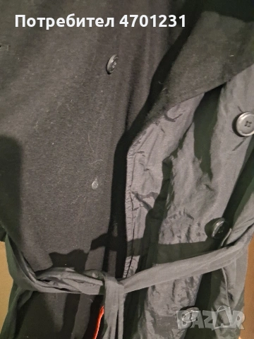 палто тренч на армани оригинално, снимка 2 - Палта, манта - 53539342