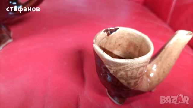Керамичен комплект за греяна ракия „Ханска шатра”, снимка 8 - Чаши - 52445829