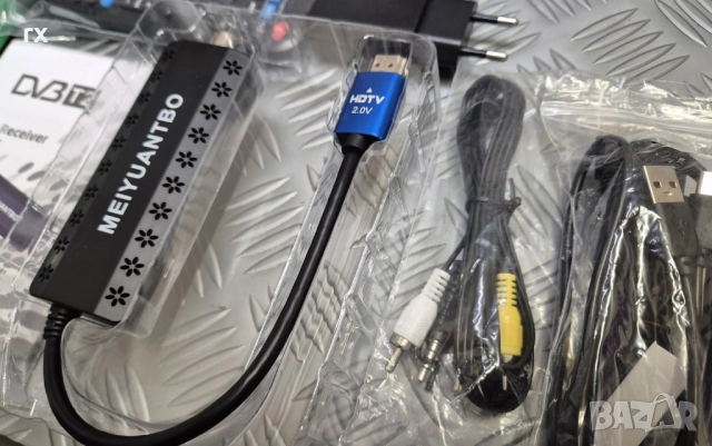 DVB-T2 HEVC H.265 ТВ тунер HDMI USB, снимка 4 - Приемници и антени - 52668153