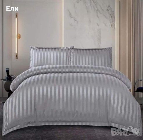 Луксозни спални комплекти от памучен сатен , снимка 2 - Спално бельо - 41461105