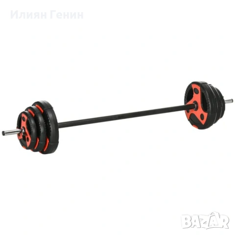 Комплект щанги SPORTNOW 20 кг, , снимка 6 - Фитнес уреди - 53461342