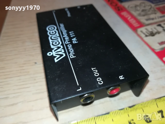 VIVANCO PA111 PHONO PREAMPLIFIER 2907250911, снимка 3 - Ресийвъри, усилватели, смесителни пултове - 51175139