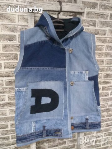 Див дамски дънков елек !, снимка 2 - Елеци - 41470605