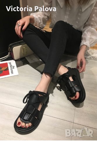 Модерни груби сандали естествена кожа, снимка 13 - Сандали - 40633794