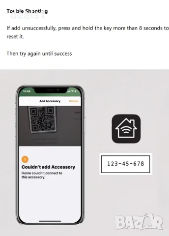 ATHOM Homekit Интелигентен Стенен Превключвател за осветление с два бутона, снимка 3 - Друга електроника - 48053842