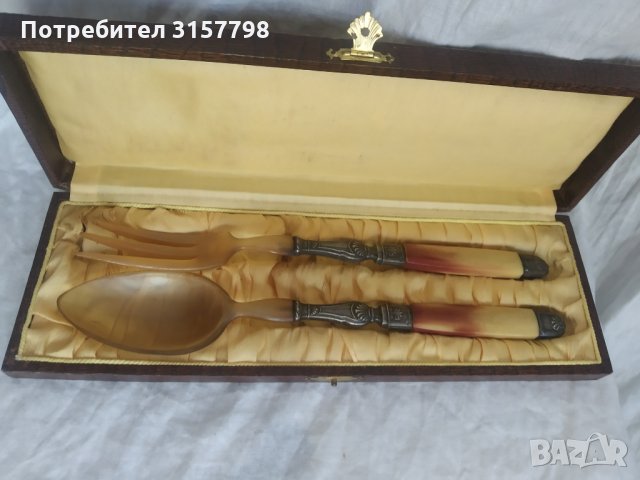 стари прибори за сервиране -комплект, снимка 1