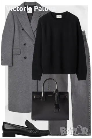 Дълго дизайнерско палто ANNA K вълна 80%, снимка 15 - Палта, манта - 44649815