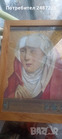 Стара реплика на Мадоната, снимка 7 - Картини - 52909294