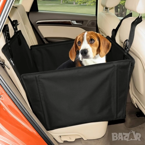 Супер стабилна седалка/ сгъваем твърд кош за куче за кола. Различни размери 