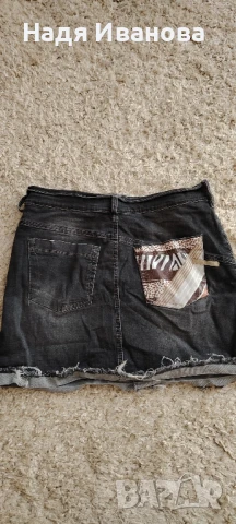 дънкова поличка pausse negative , снимка 3 - Поли - 50480168