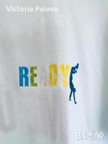 Бяла рекламна тениска, снимка 3 - Тениски - 41748220