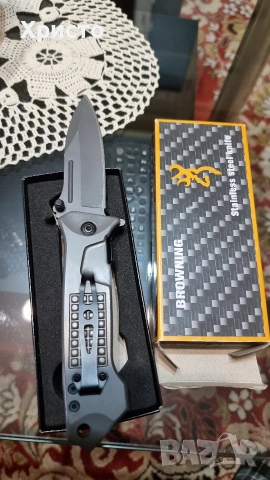 Джобни ножки Browning и  Пантера 65х13, снимка 8 - Ножове - 53152604