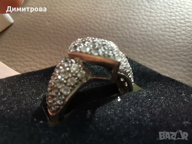 Масивен сребърен пръстен с камъни, снимка 7 - Пръстени - 35189175