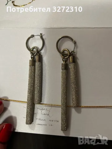 Елегантни обици , висящи обеци, снимка 2 - Обеци - 48475216