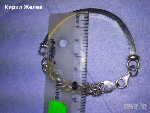 ВЕРСАЧЕ ШАРМАНТНА СРЕБЪРНА ДИЗАЙНЕРСКИ АРТ МОДЕЛ ГРИВНА СРЕБРО 925 МАЙСТОРСКО БУТИКОВО БИЖУ 40568, снимка 9 - Гривни - 42615288
