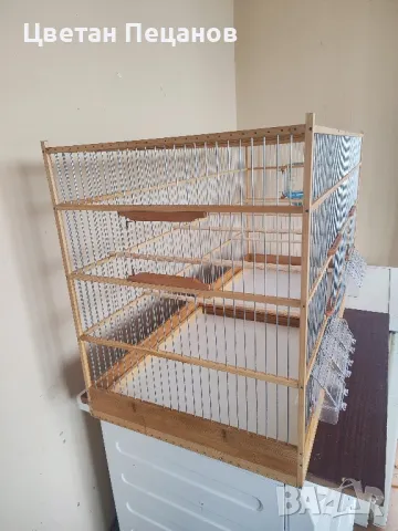 дървен Кафез, клетка, волиера , снимка 5 - За птици - 50191499