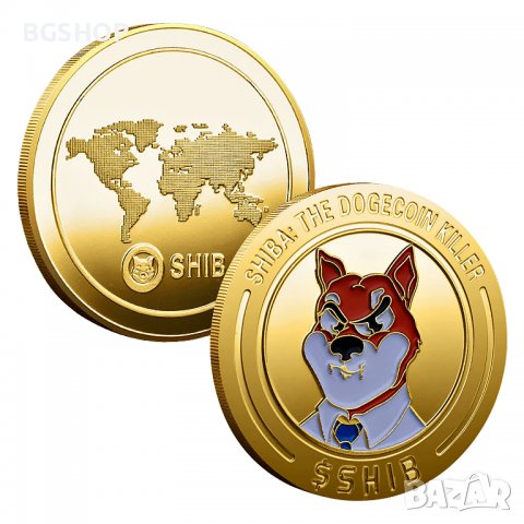 Шиба Ину монета / Shiba Inu: The Dogecoin Killer coin ( SHIB ) - Gold