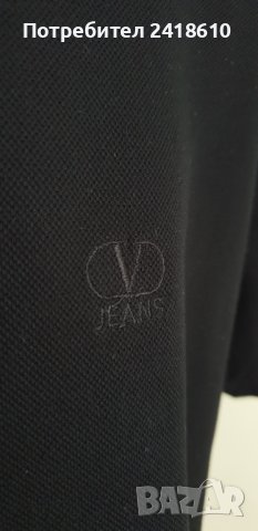 VALENTINO JEANS Pique Cotton  Half Zip Mens Size XL/52 ОРИГИНАЛ! Мъжка тениска!, снимка 8 - Тениски - 41883315